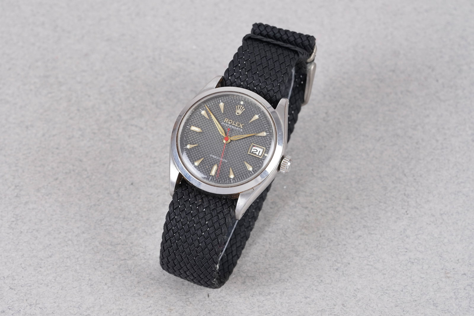 ROLEX OYSTER PRECISION DATE 'WAFFLE' & 'ROULETTE' DIAL REF. 6294 (1 of 4)