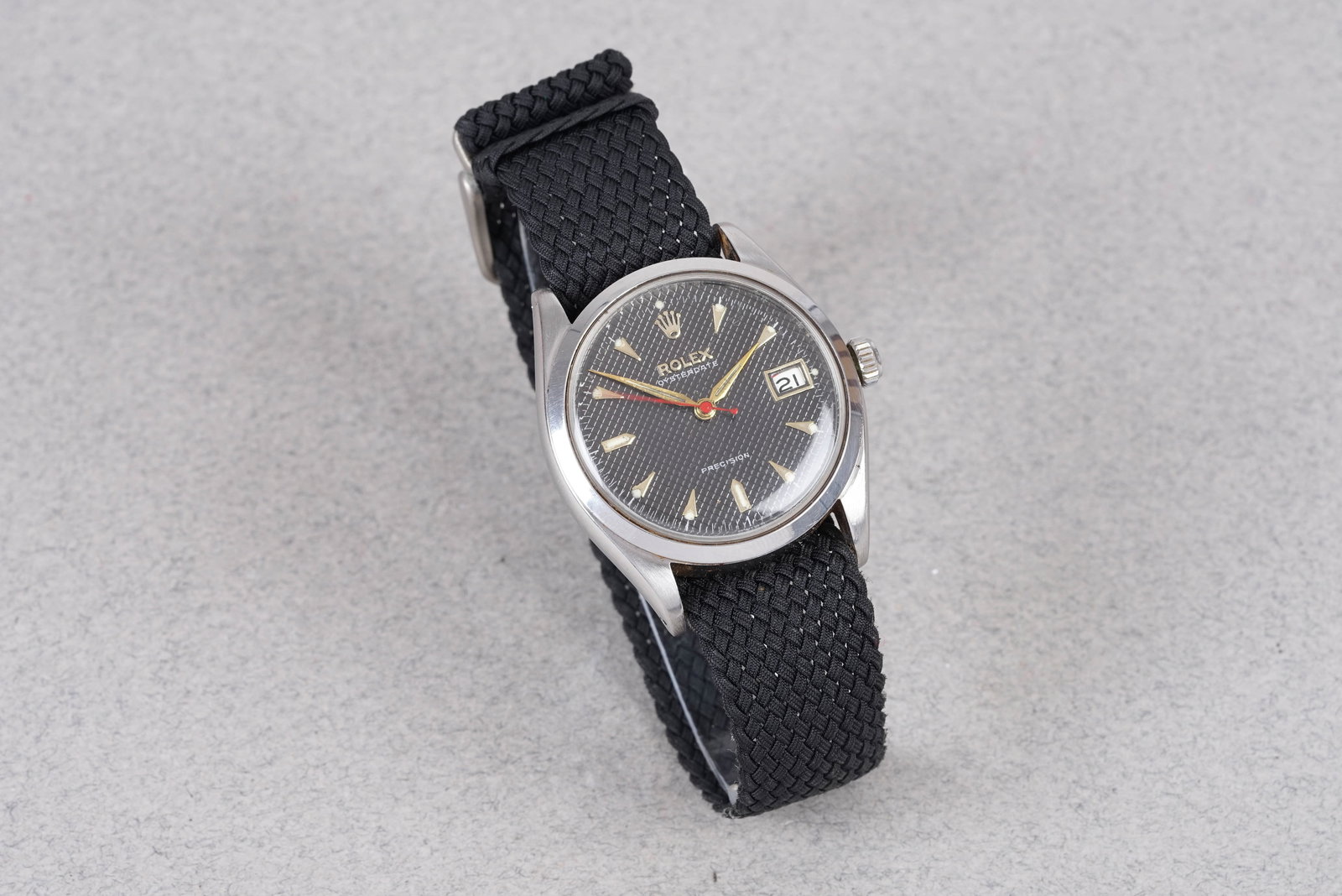 ROLEX OYSTER PRECISION DATE 'WAFFLE' & 'ROULETTE' DIAL REF. 6294 - 2