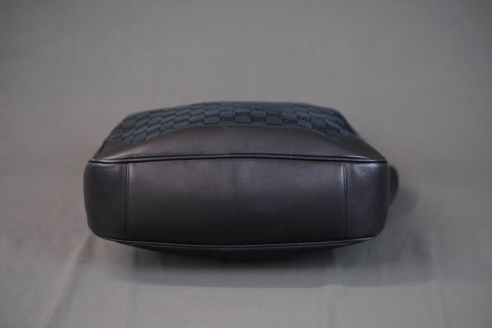 GUCCI GG BAMBOO CANVAS HANDBAG 1705 BLACK - 10
