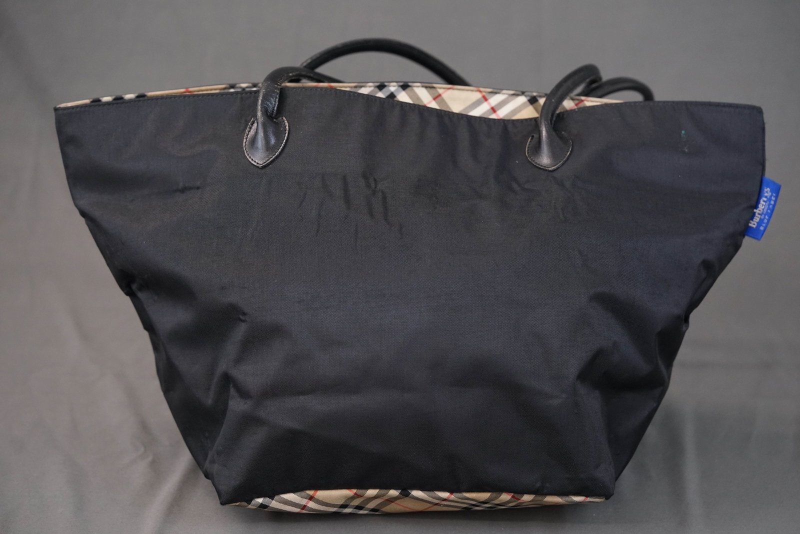 BURBERRY NOVA CHECK SHOULDER TOTE BAG - 8
