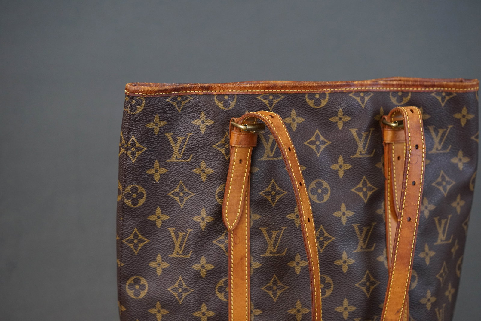 LOUIS VUITTON MONOGRAM BUCKET TOTE BAG M42236 AR1916 - 2