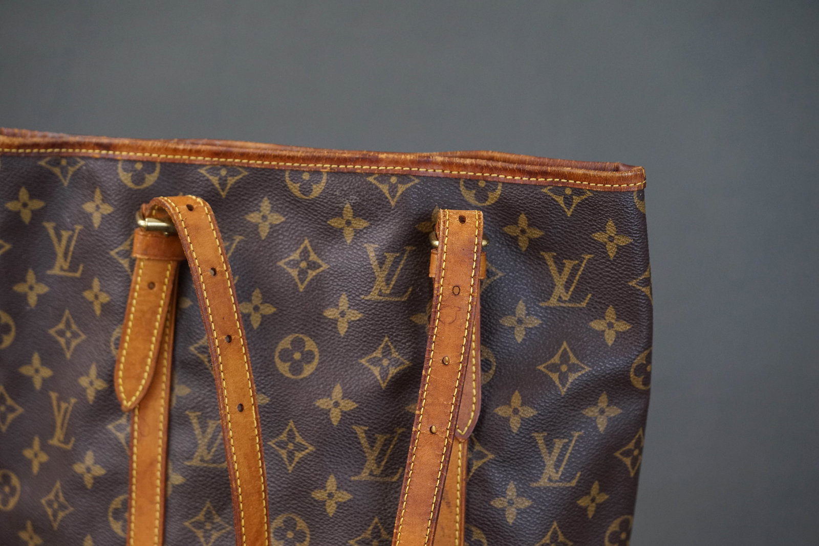 LOUIS VUITTON MONOGRAM BUCKET TOTE BAG M42236 AR1916 - 4