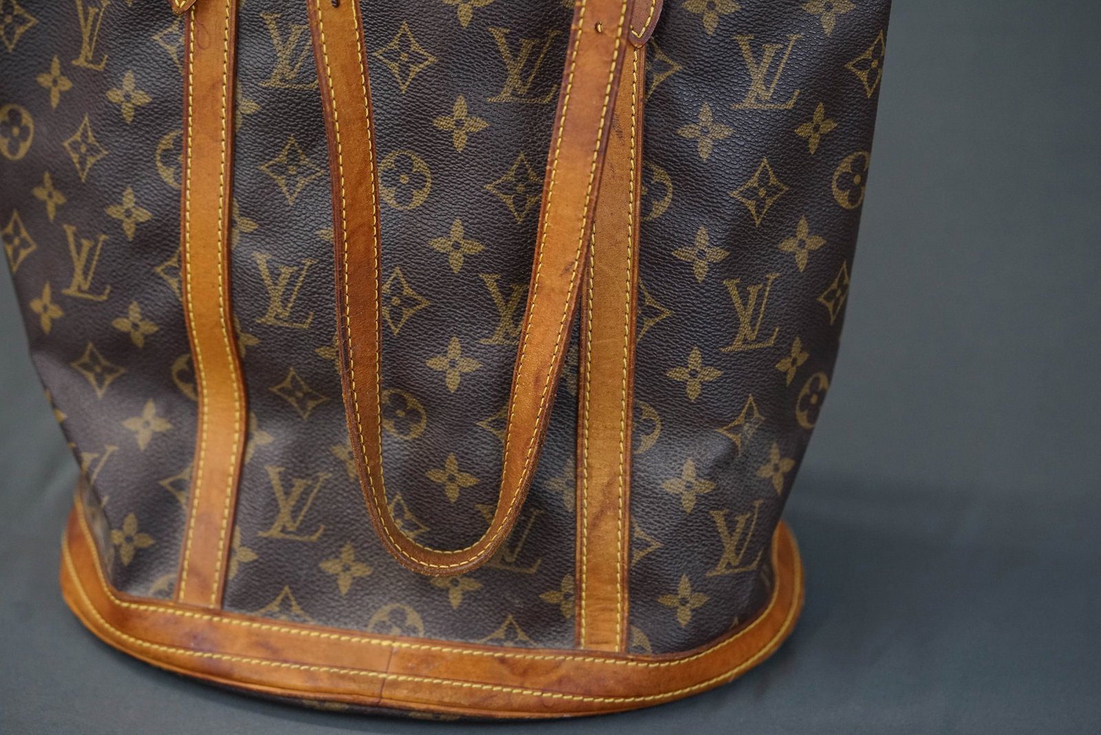 LOUIS VUITTON MONOGRAM BUCKET TOTE BAG M42236 AR1916 - 5