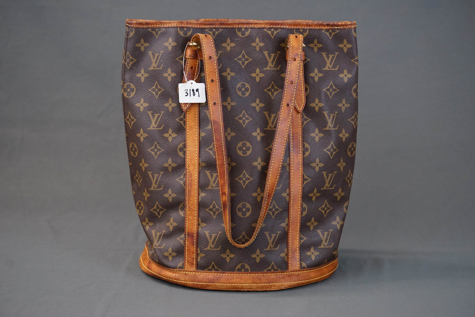 LOUIS VUITTON MONOGRAM BUCKET TOTE BAG M42236 AR1916 - 7