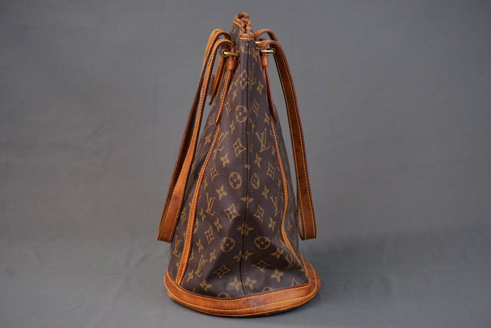 LOUIS VUITTON MONOGRAM BUCKET TOTE BAG M42236 AR1916 - 8