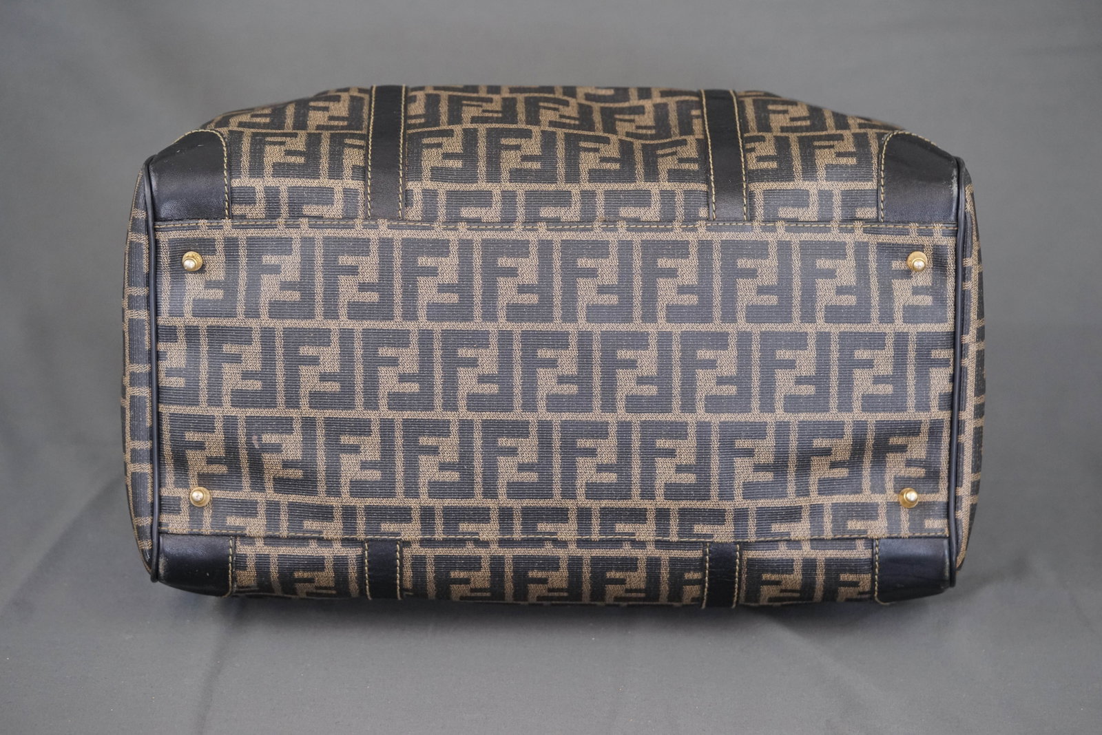FENDI ZUCCA BOSTON BAG - 12