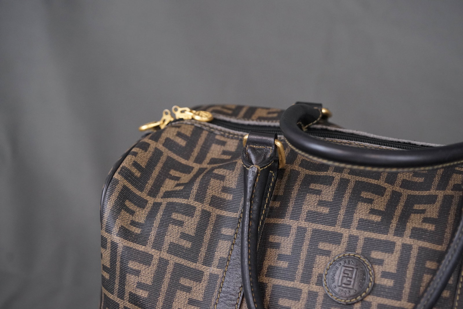 FENDI ZUCCA BOSTON BAG - 2