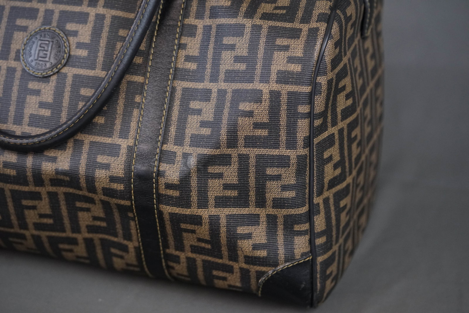 FENDI ZUCCA BOSTON BAG - 5