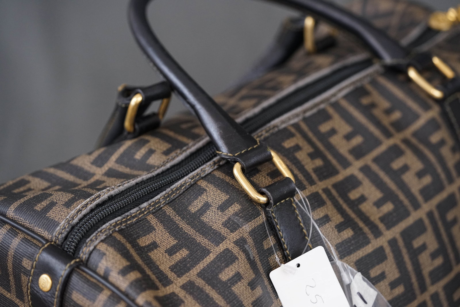 FENDI ZUCCA BOSTON BAG - 9