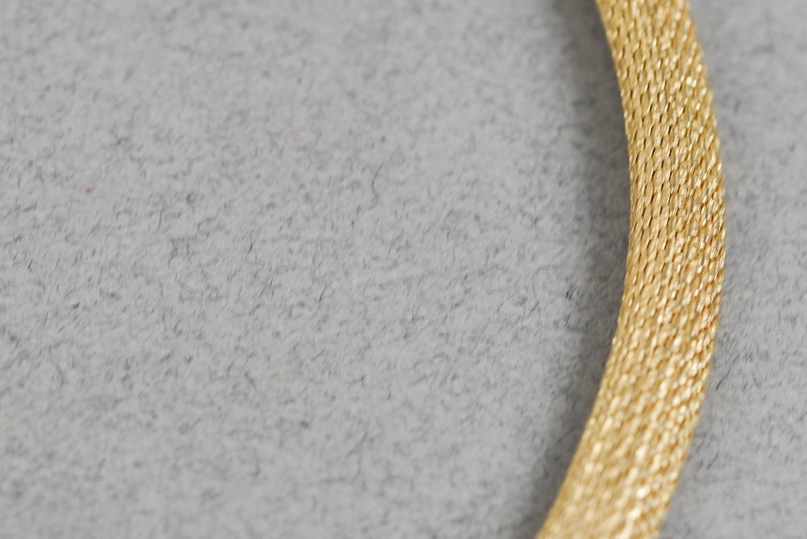CHRISTIAN DIOR GOLD TONE CHOKER NECKLACE - 3