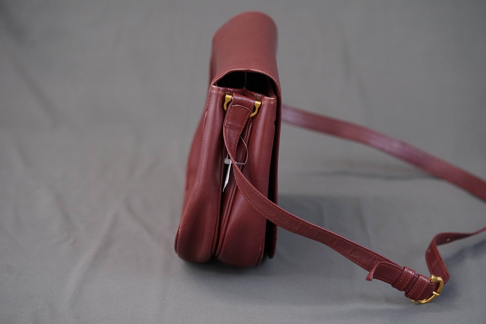 CARTIER RED LEATHER SHOULDER BAG - 7