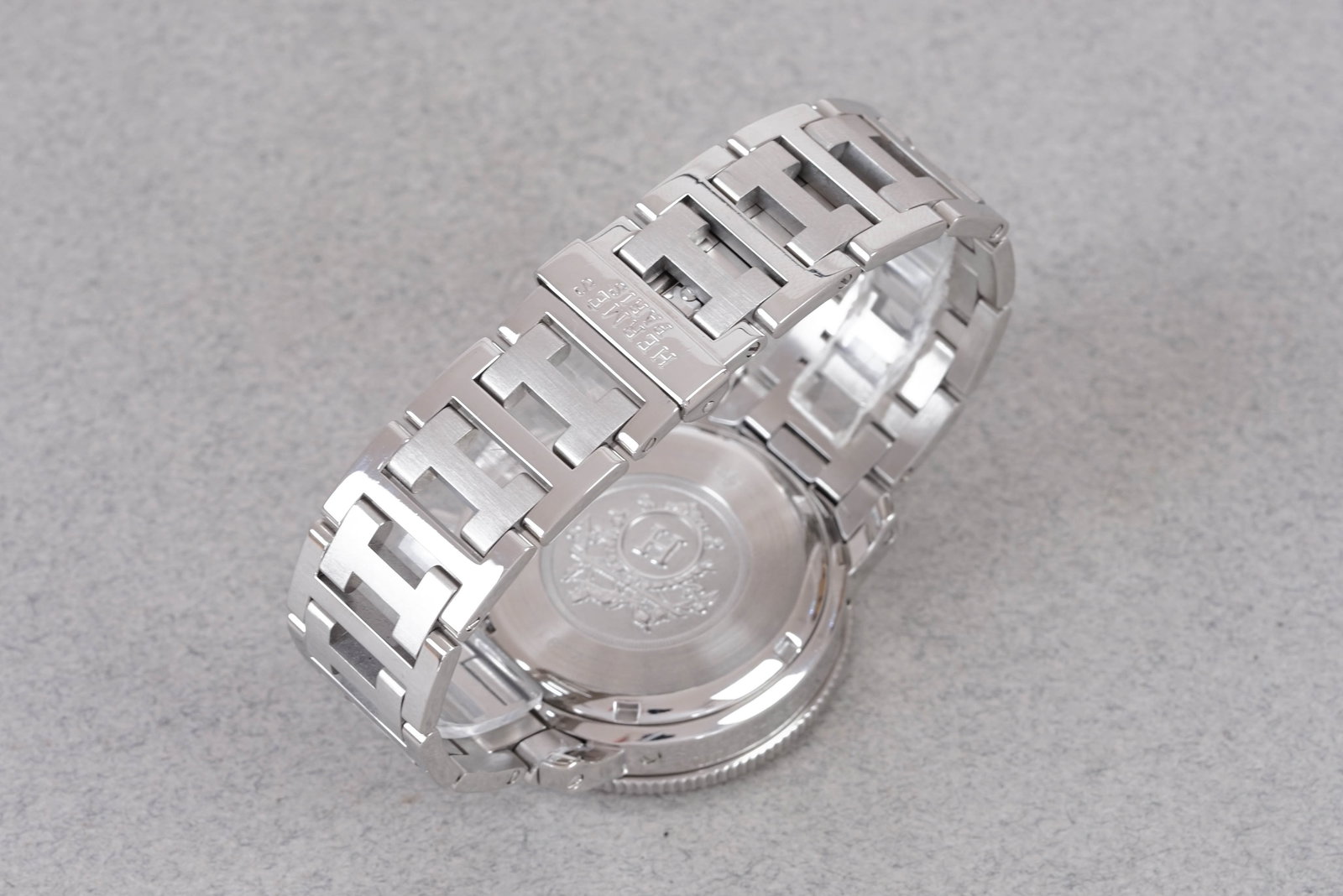 HERMES CLIPPER CHRONOGRAPH W/ BOX & PAPERS REF. CL2.915 - 4