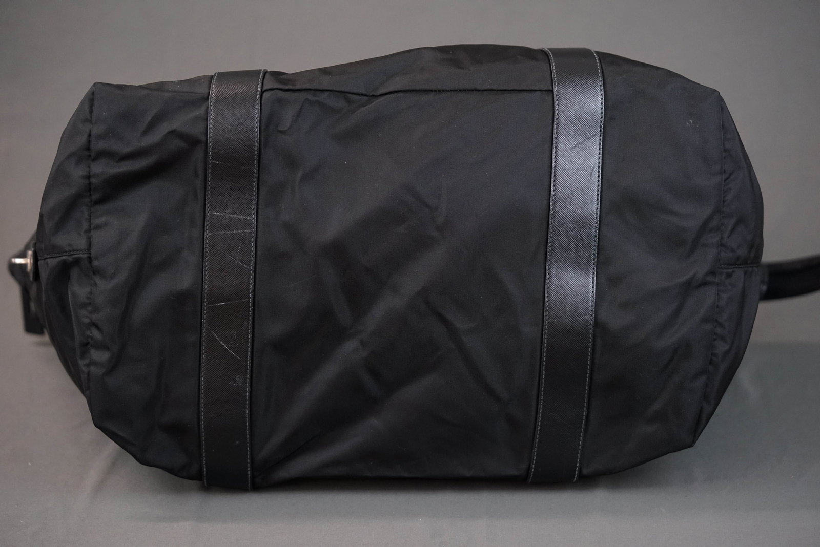 PRADA POCONO BLACK NYLON TOTE BAG - 13