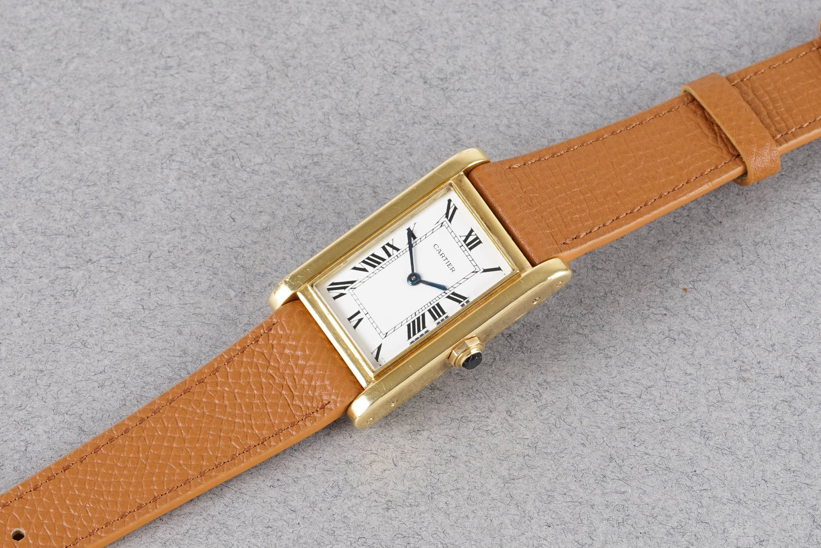 EXCEEDINGLY RARE CARTIER TANK MAGNUM XL EDOUARD JAEGER 18CT YELLOW GOLD CIRCA 1931 - 2