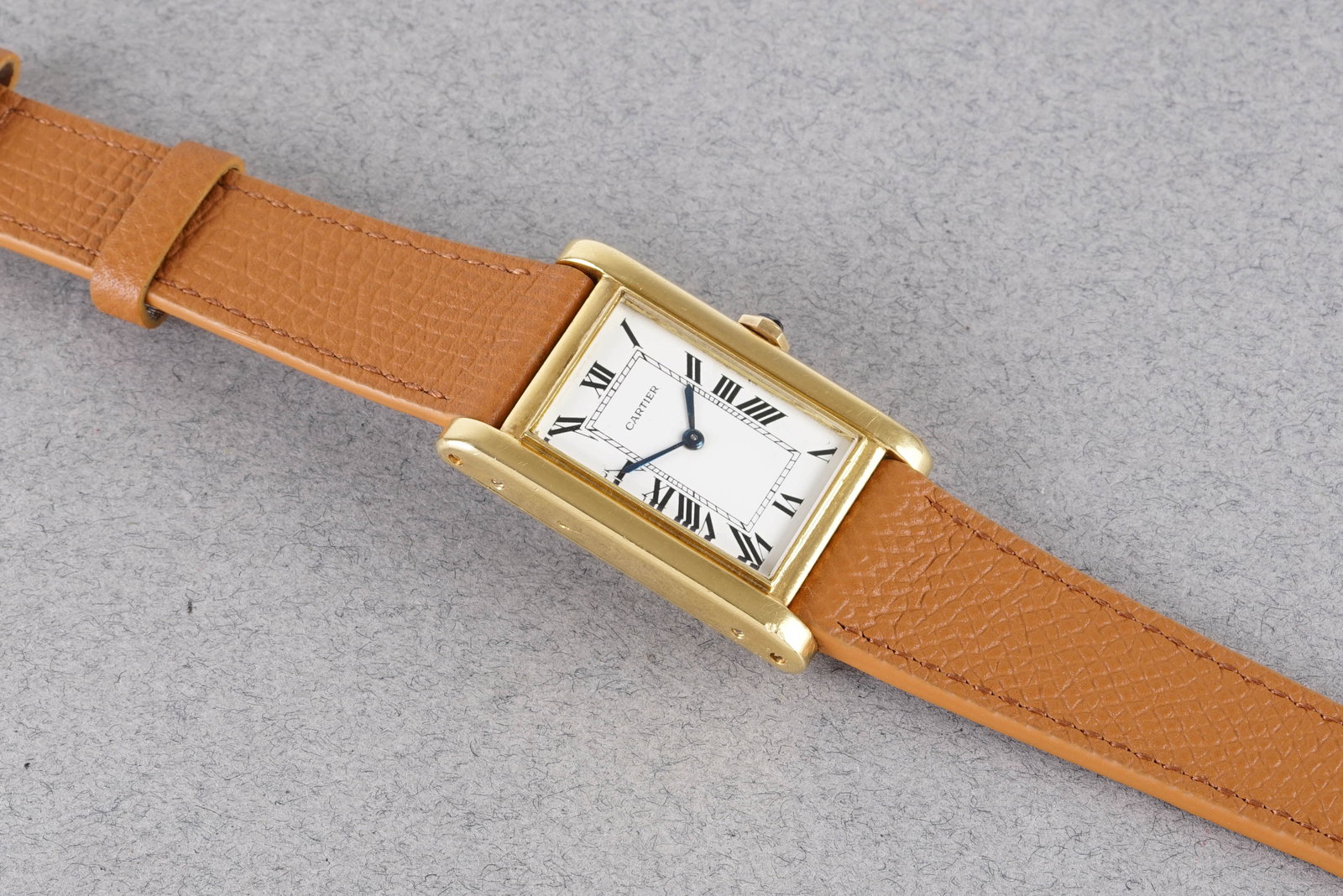 EXCEEDINGLY RARE CARTIER TANK MAGNUM XL EDOUARD JAEGER 18CT YELLOW GOLD CIRCA 1931 - 4