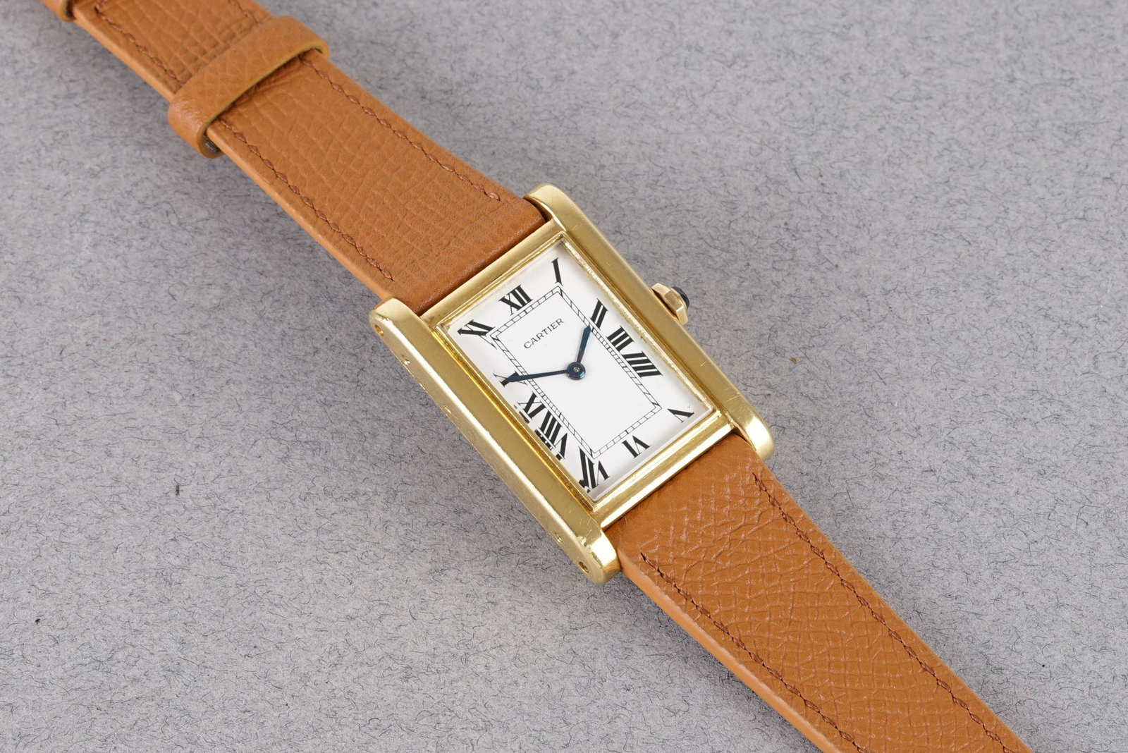 EXCEEDINGLY RARE CARTIER TANK MAGNUM XL EDOUARD JAEGER 18CT YELLOW GOLD CIRCA 1931 - 5