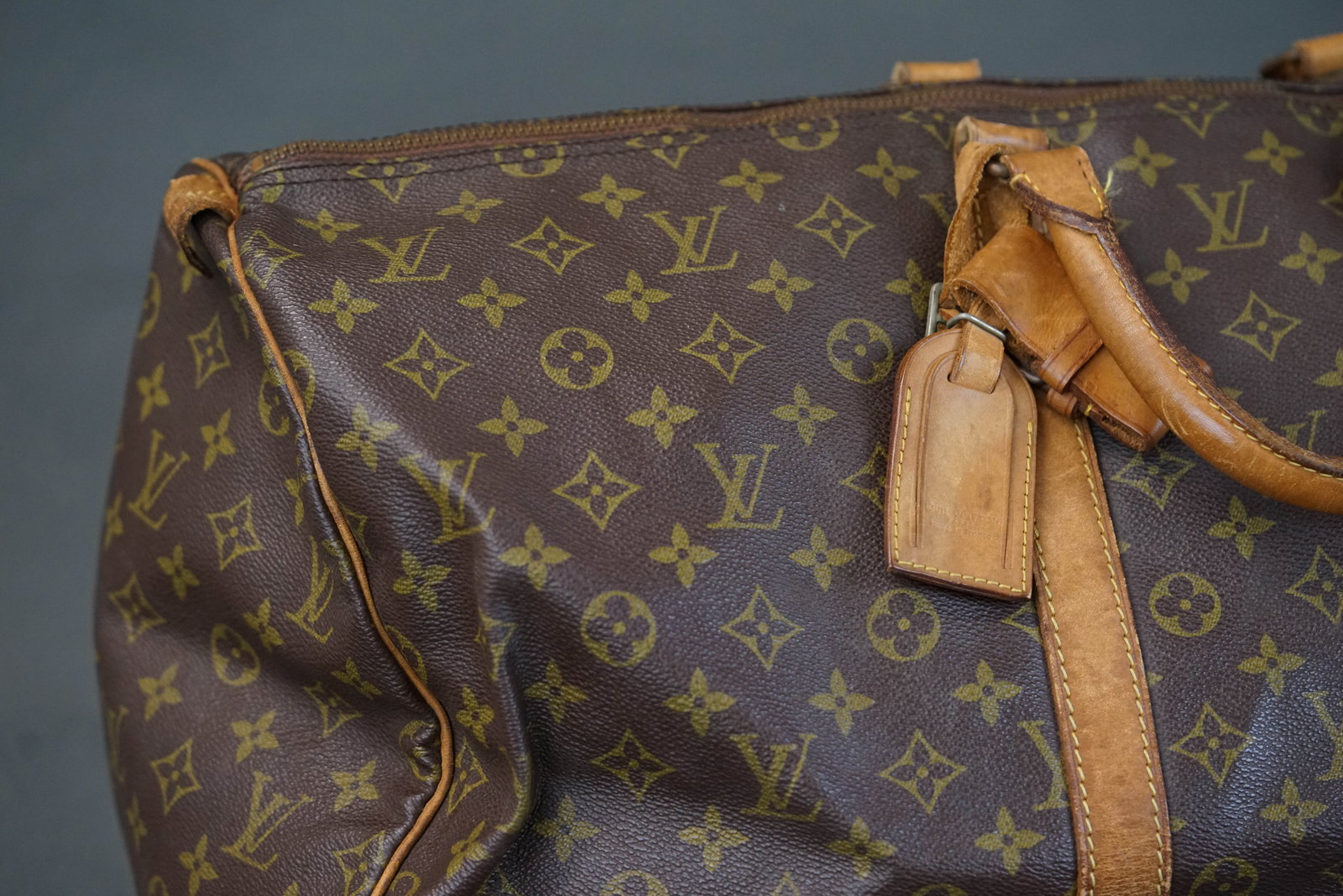 LOUIS VUITTON MONOGRAM KEEPALL 55 BOSTON BAG M41424 - 2