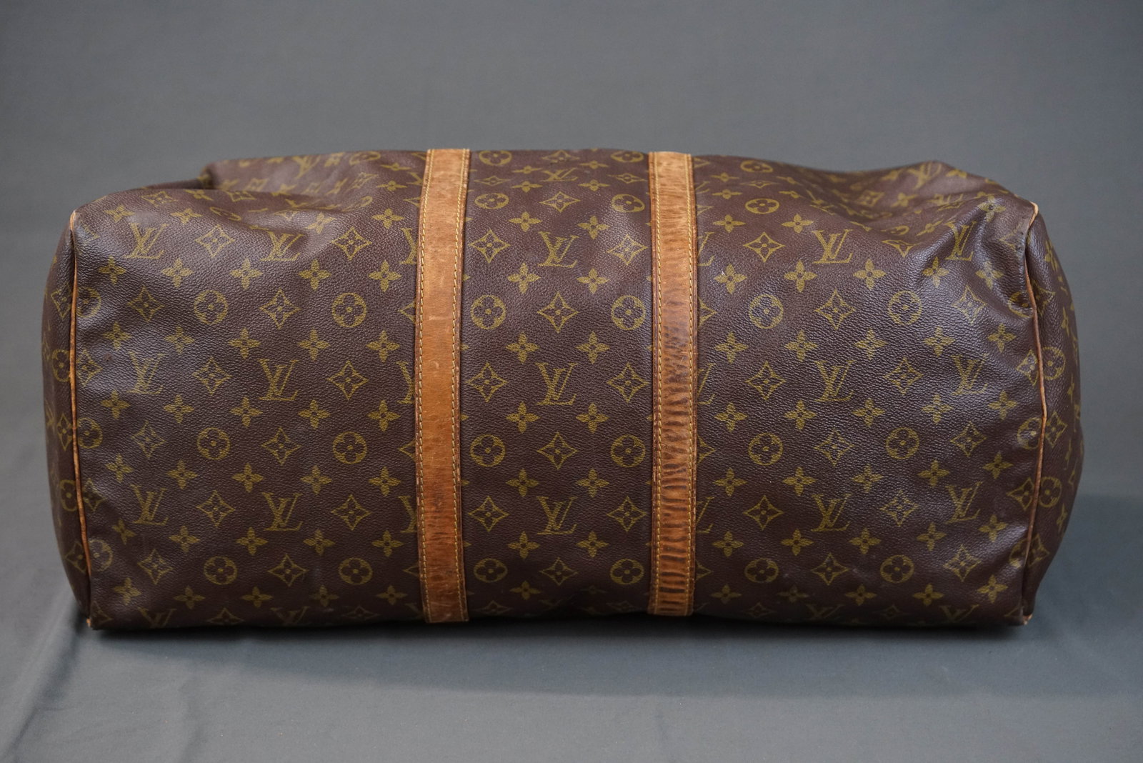 LOUIS VUITTON MONOGRAM KEEPALL 55 BOSTON BAG M41424 - 9