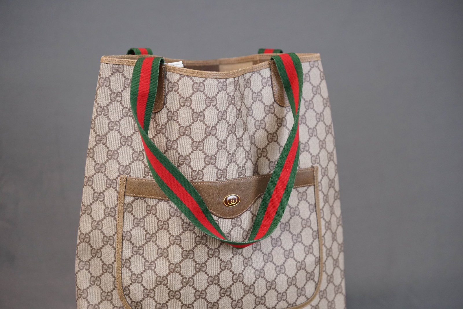 GUCCI BROWN TOTE BAG 4487 - 6
