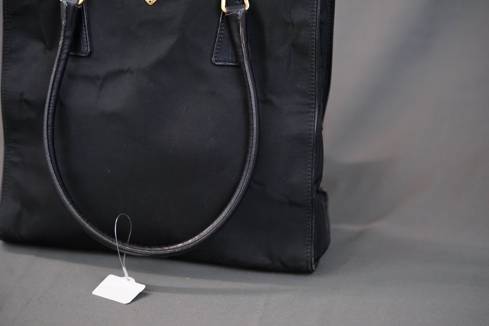 PRADA POCONO BLACK NYLON HANDBAG - 4