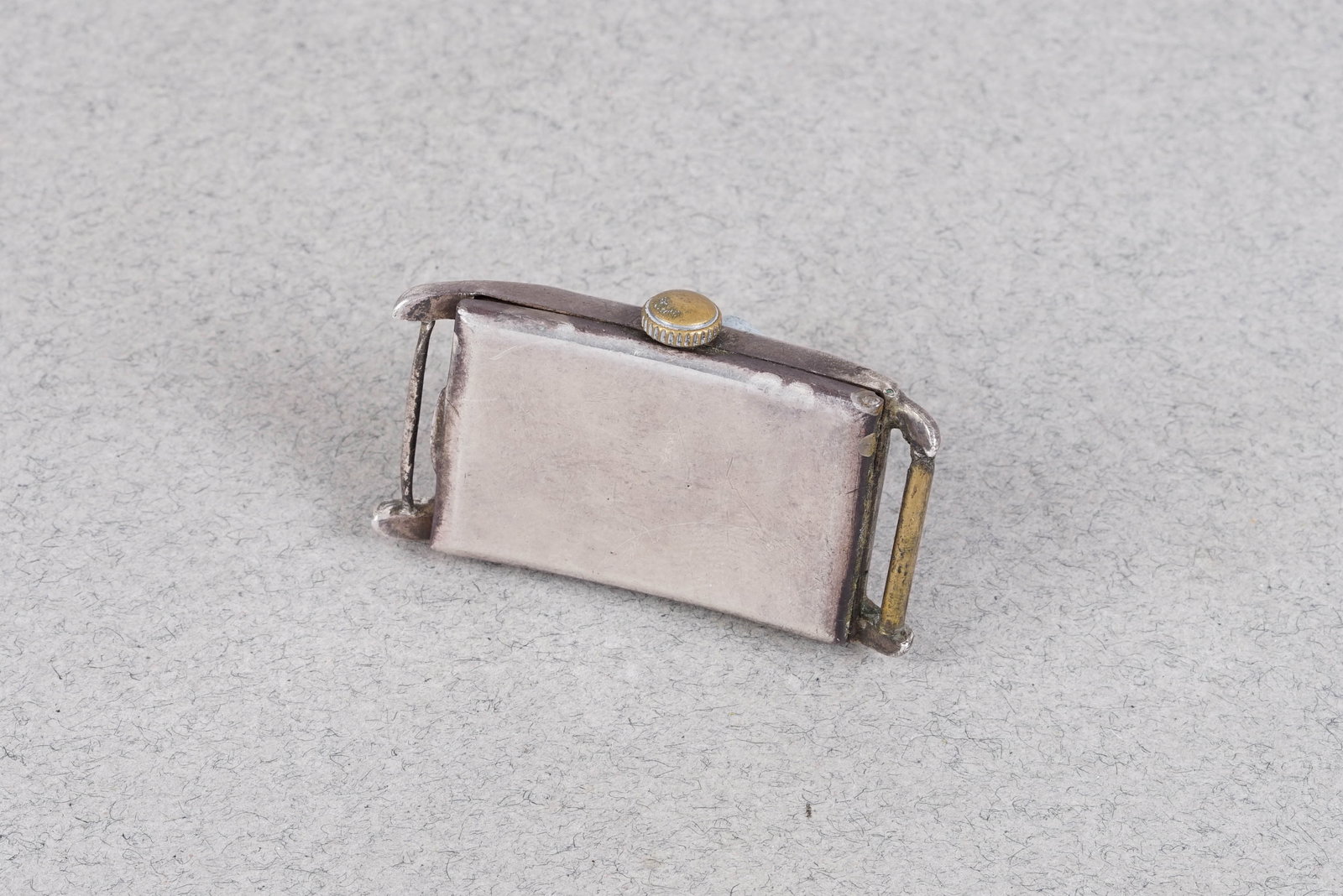 OMEGA SILVER TANK STYLE WRISTWATCH CIRCA 1930 - 4