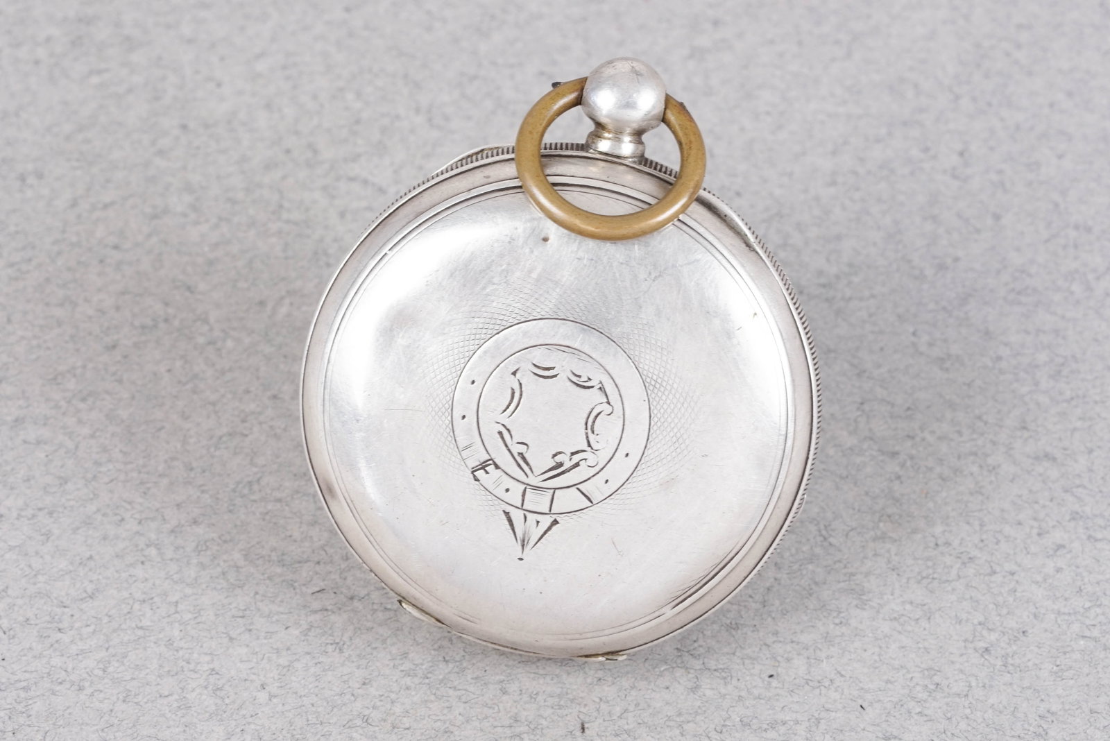 AWW CO AMERICAN WALTHAM CO 925 STERLING SILVER POCKET WATCH - 2