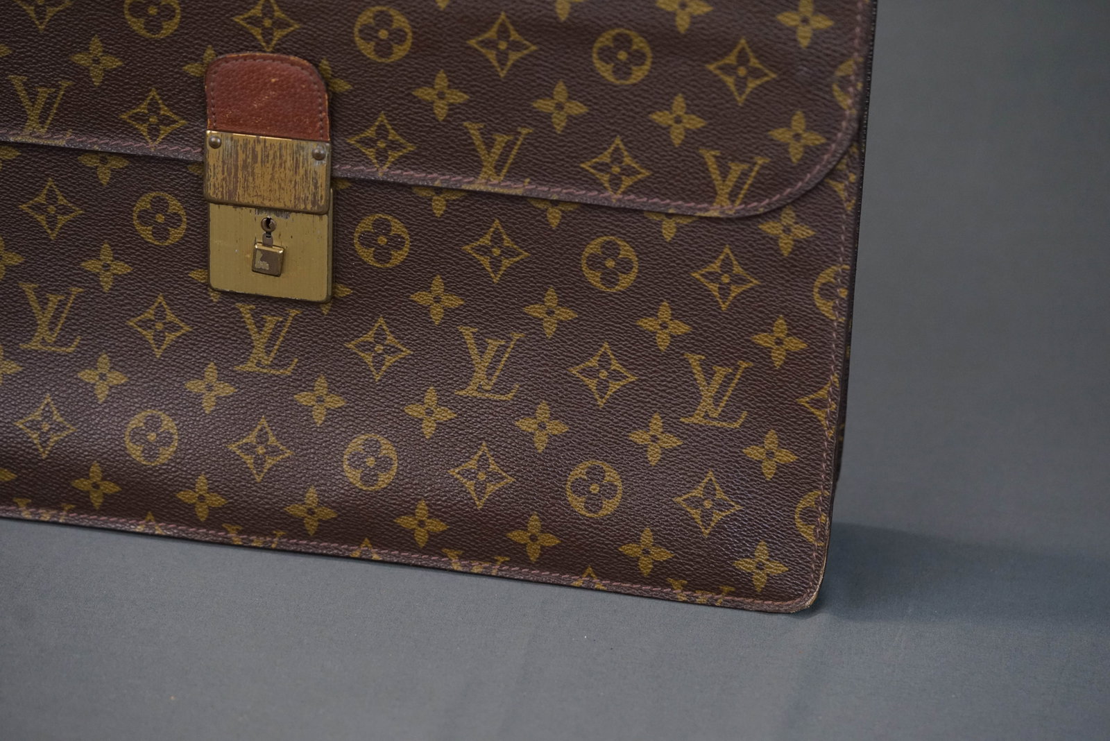 LOUIS VUITTON MONOGRAM SERVIETTE BRIEFCASE M53331 - 5