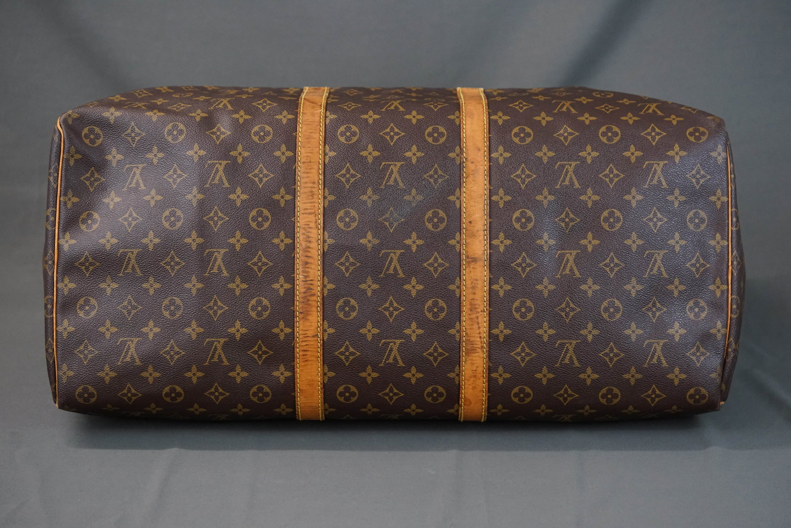 LOUIS VUITTON MONOGRAM KEEPALL 55 BOSTON BAG M41424 VI862 - 11