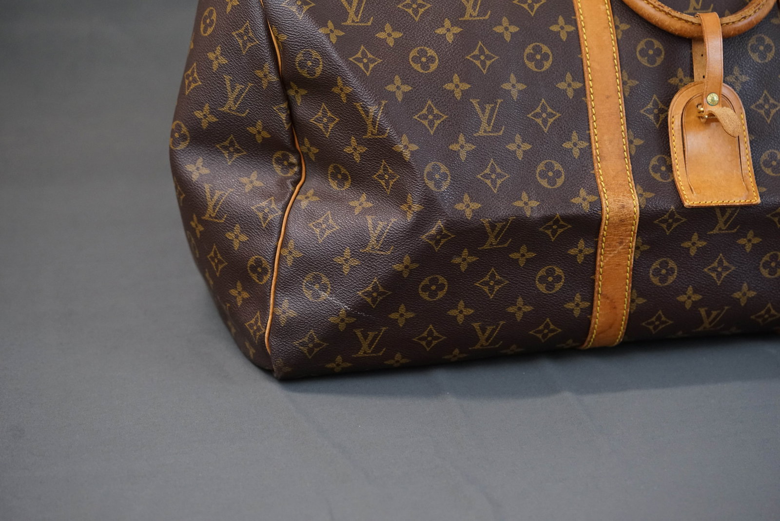 LOUIS VUITTON MONOGRAM KEEPALL 55 BOSTON BAG M41424 VI862 - 3