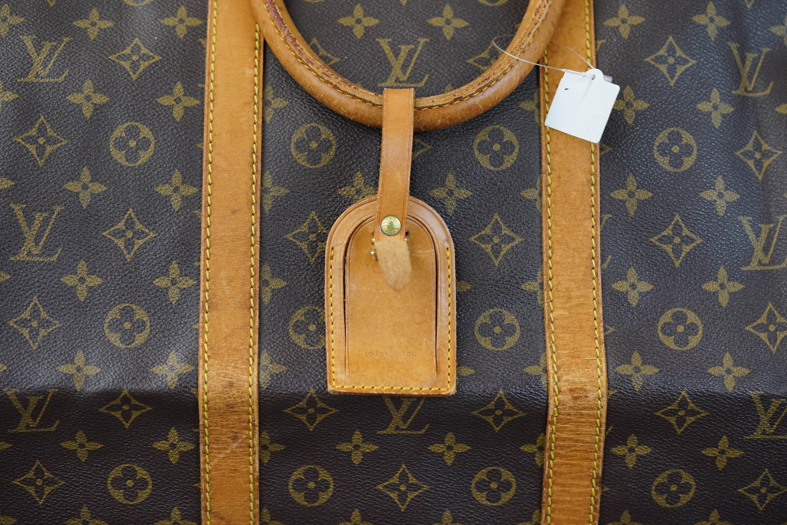 LOUIS VUITTON MONOGRAM KEEPALL 55 BOSTON BAG M41424 VI862 - 4