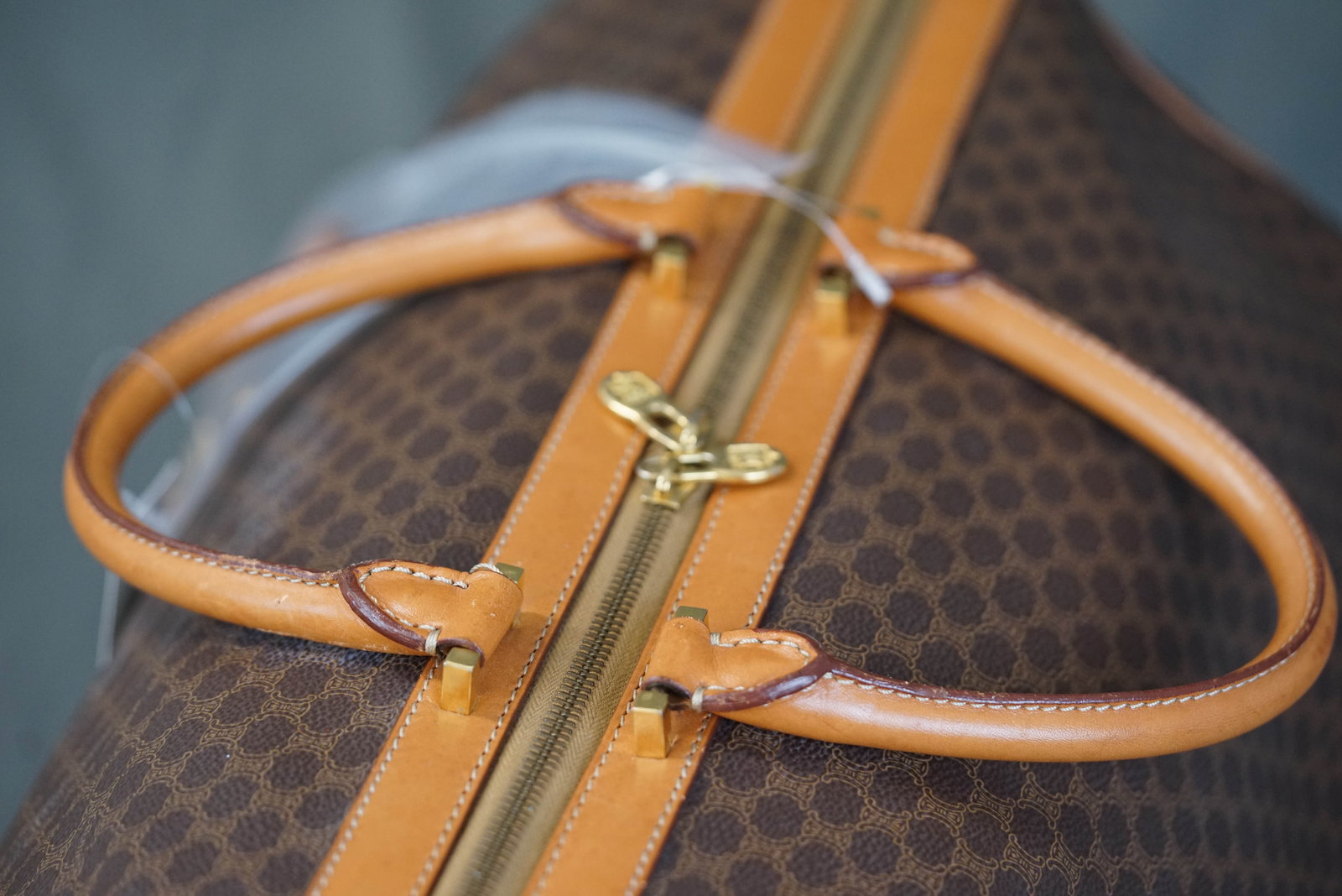 CELINE MACADAM BOSTON BAG - 7