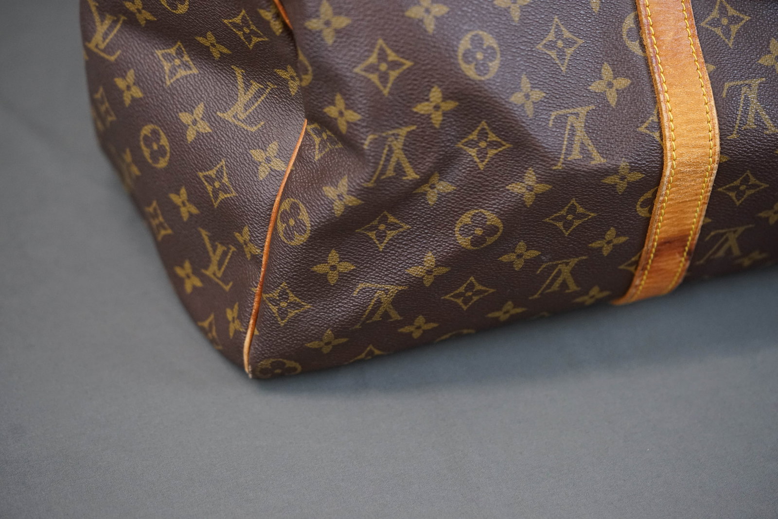 LOUIS VUITTON MONOGRAM KEEPALL BOSTON BAG M41426 842 MB - 3