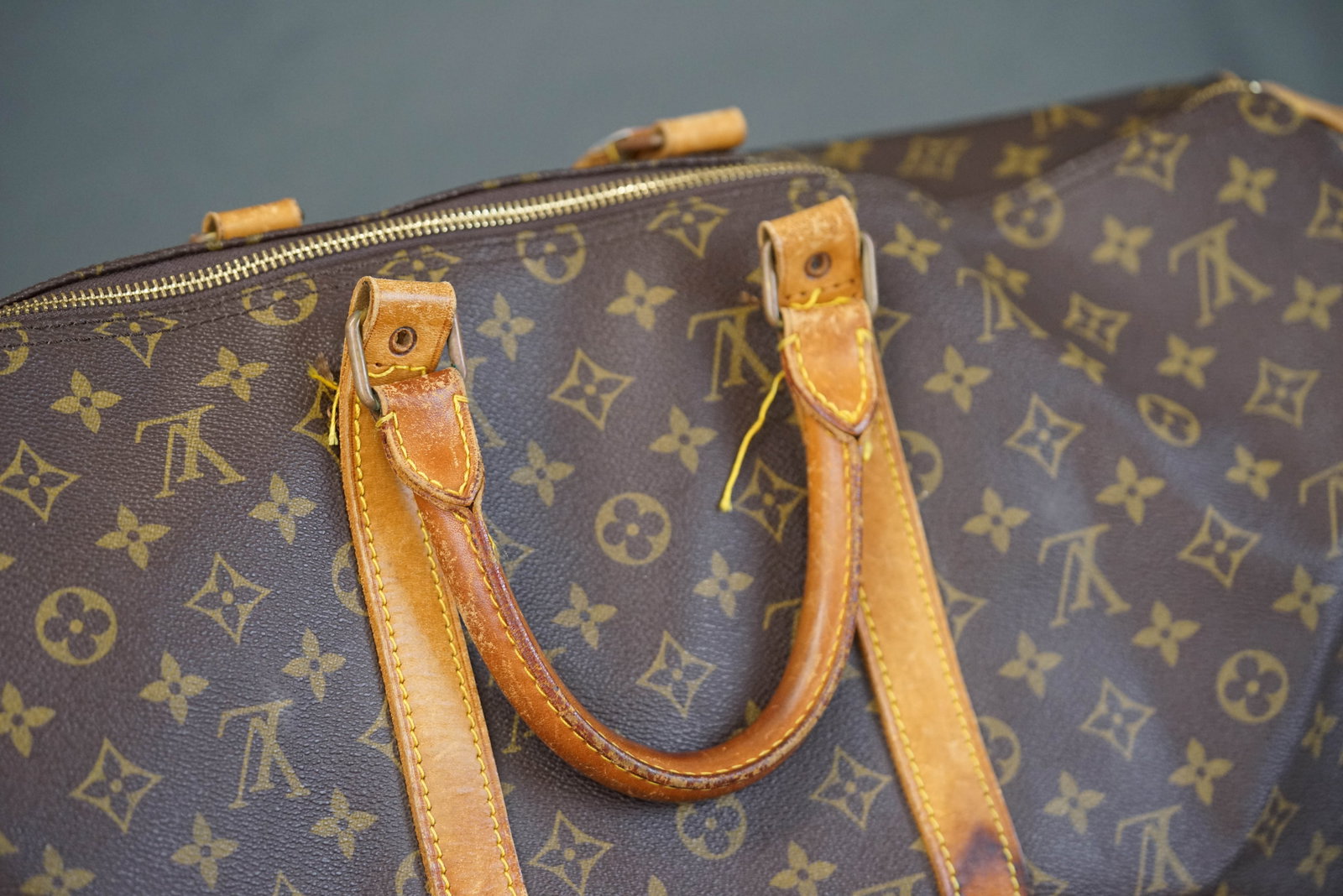 LOUIS VUITTON MONOGRAM KEEPALL BOSTON BAG M41426 842 MB - 4