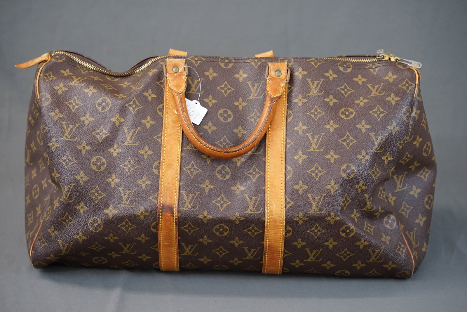 LOUIS VUITTON MONOGRAM KEEPALL BOSTON BAG M41426 842 MB - 8