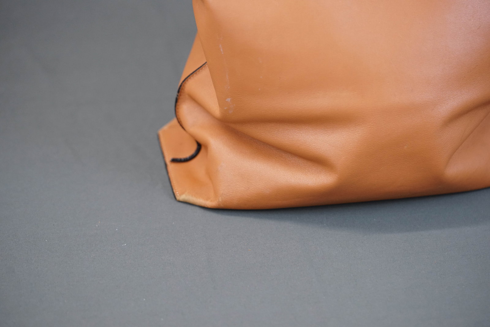 LOEWE ANAGRAM BROWN LEATHER TOTE BAG 261504 - 12