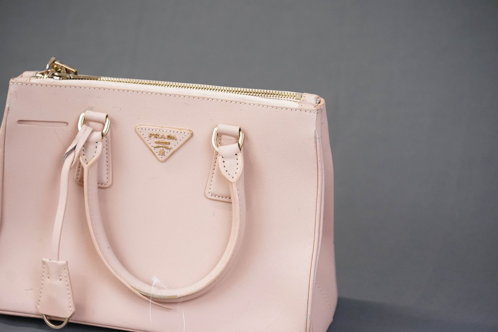PRADA SAFFIANO CLOCHETTE PINK LEATHER - 5