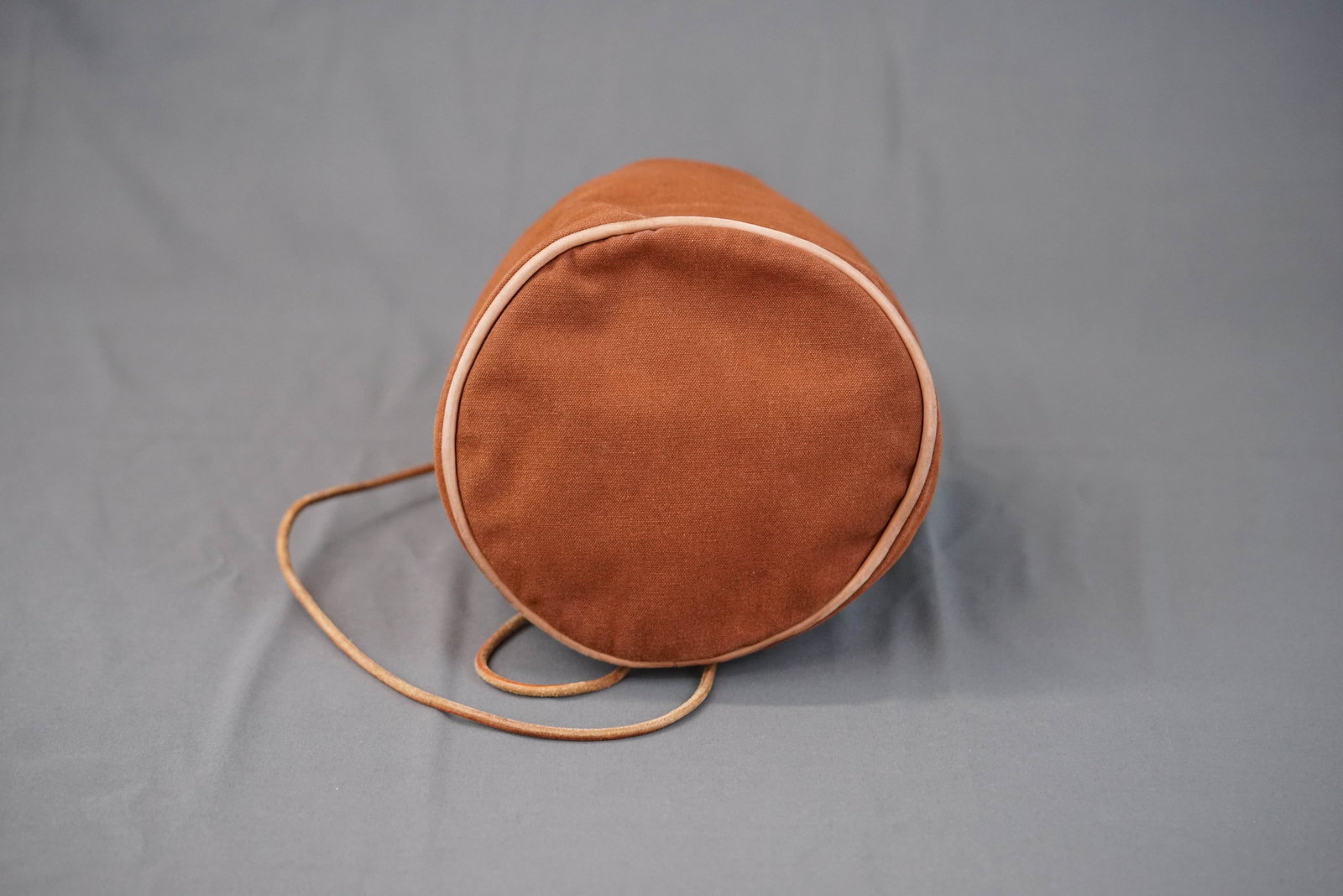 HERMES POLOCHON MIMIR BROWN CANVAS SHOULDER BAG - 8