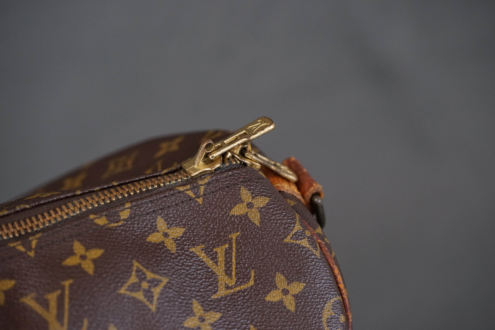 LOUIS VUITTON MONOGRAM 55 BOSTON BAG KEEPALL M41424 - 12