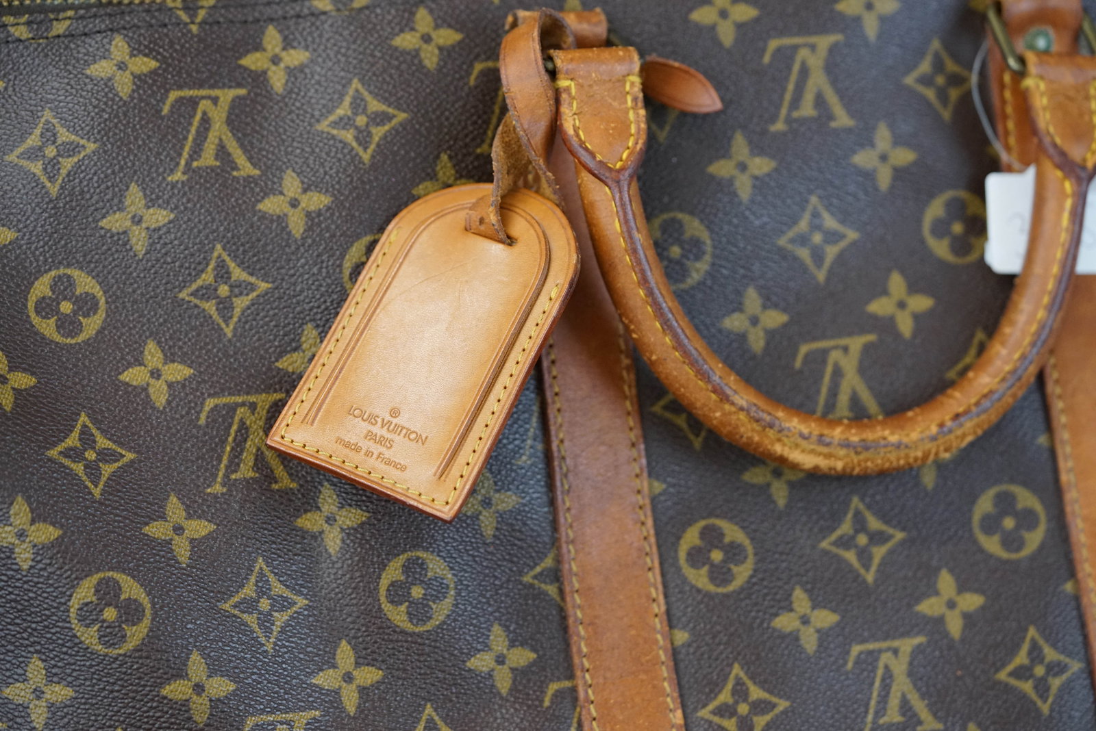LOUIS VUITTON MONOGRAM 55 BOSTON BAG KEEPALL M41424 - 2