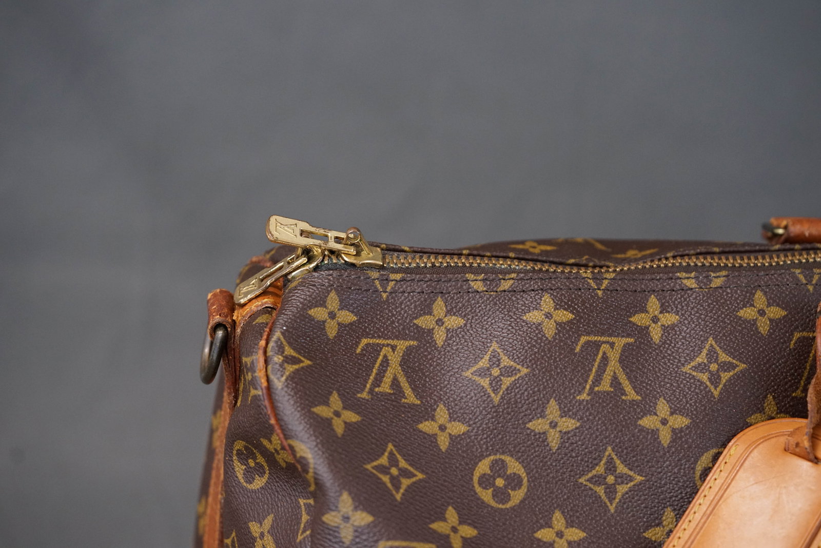 LOUIS VUITTON MONOGRAM 55 BOSTON BAG KEEPALL M41424 - 3