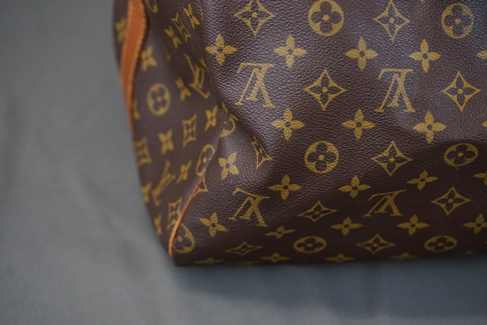 LOUIS VUITTON MONOGRAM 55 BOSTON BAG KEEPALL M41424 - 4