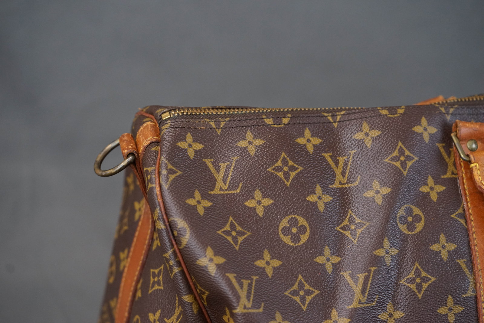 LOUIS VUITTON MONOGRAM 55 BOSTON BAG KEEPALL M41424 - 9