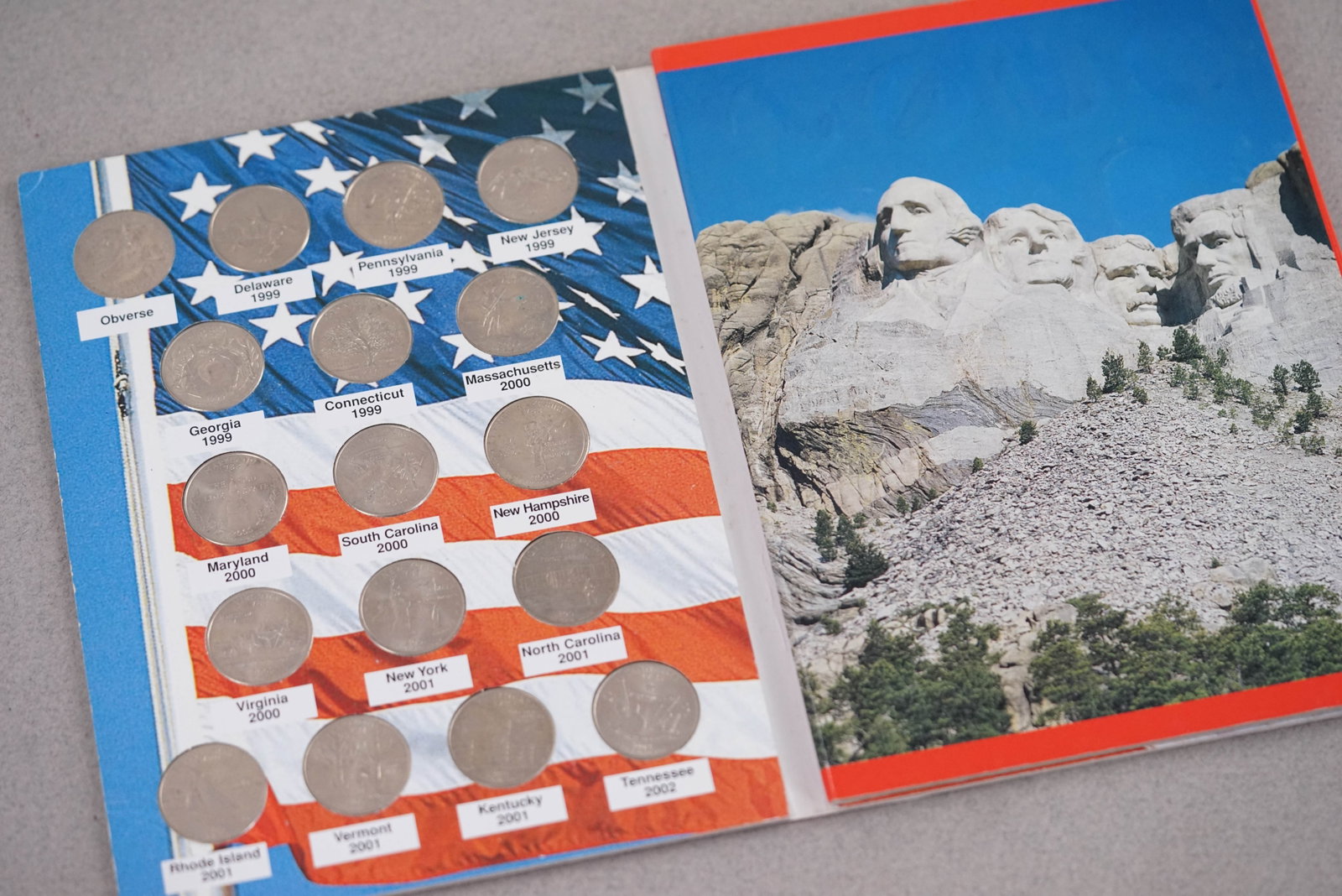 *TO BE SOLD WITHOUT RESERVE* COMMEMORATIVE QUARTERS OF THE UNITED STATES 1999-2008 ALBUM (1 of 5)