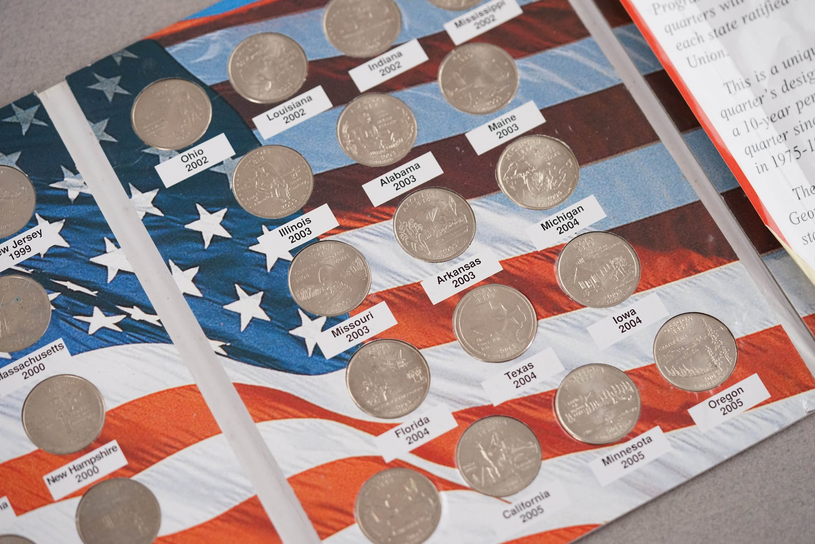 *TO BE SOLD WITHOUT RESERVE* COMMEMORATIVE QUARTERS OF THE UNITED STATES 1999-2008 ALBUM - 3