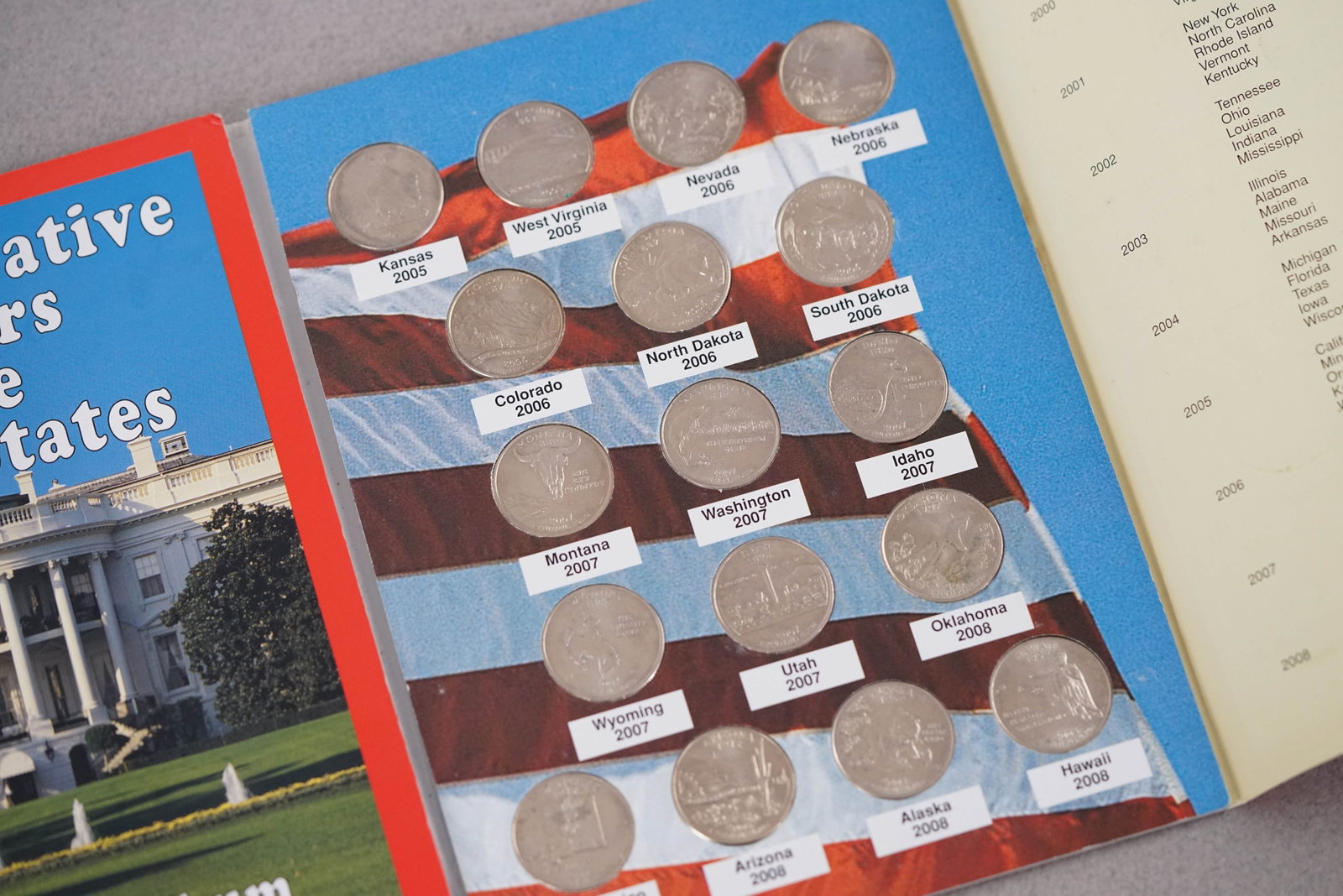 *TO BE SOLD WITHOUT RESERVE* COMMEMORATIVE QUARTERS OF THE UNITED STATES 1999-2008 ALBUM - 4