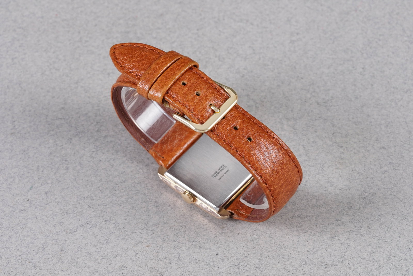 MOVADO CIOCCOLATONE ROSE GOLD PLATED WRISTWATCH - 4