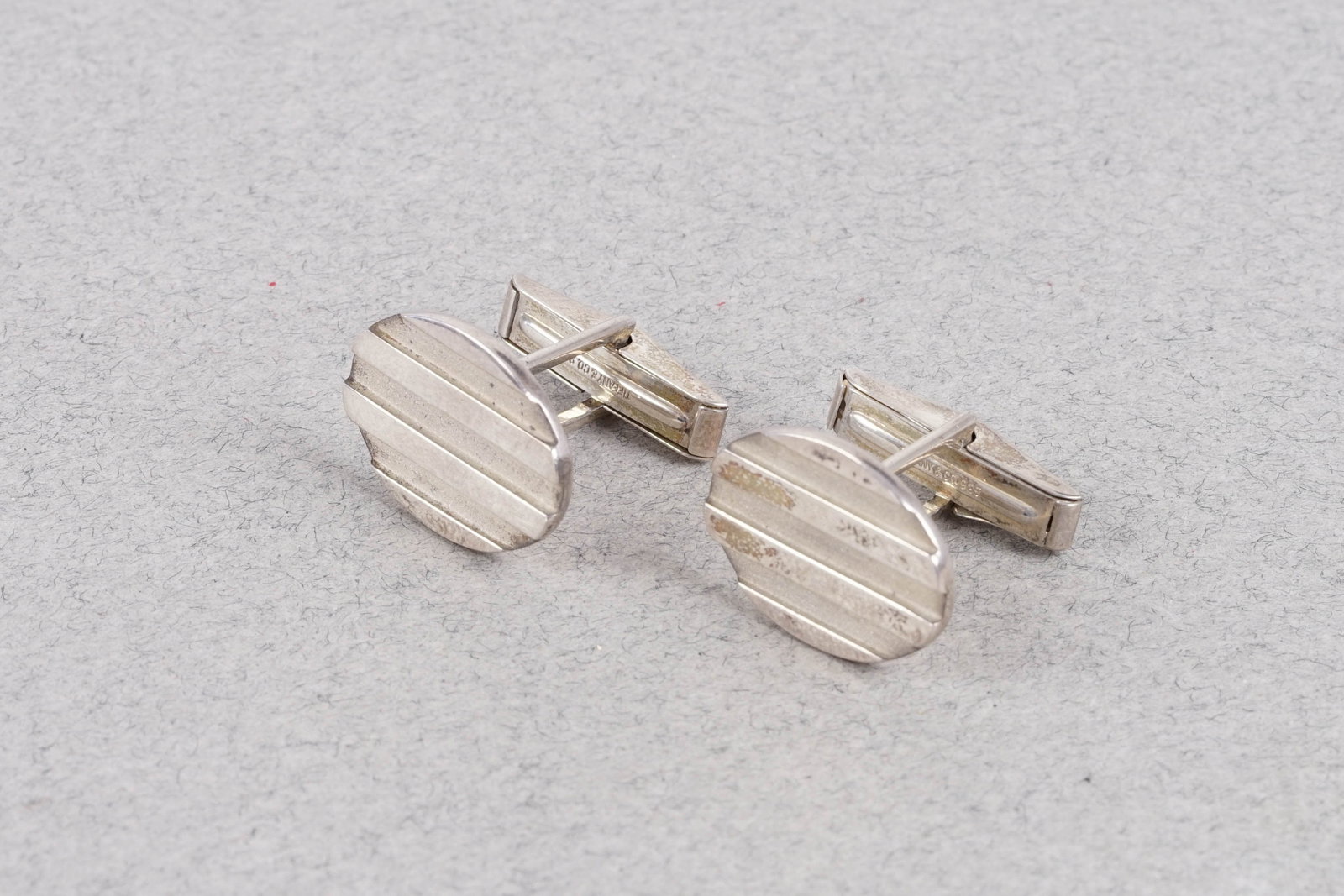 TIFFANY & CO CUFFLINKS 925 STERLING SILVER - 2