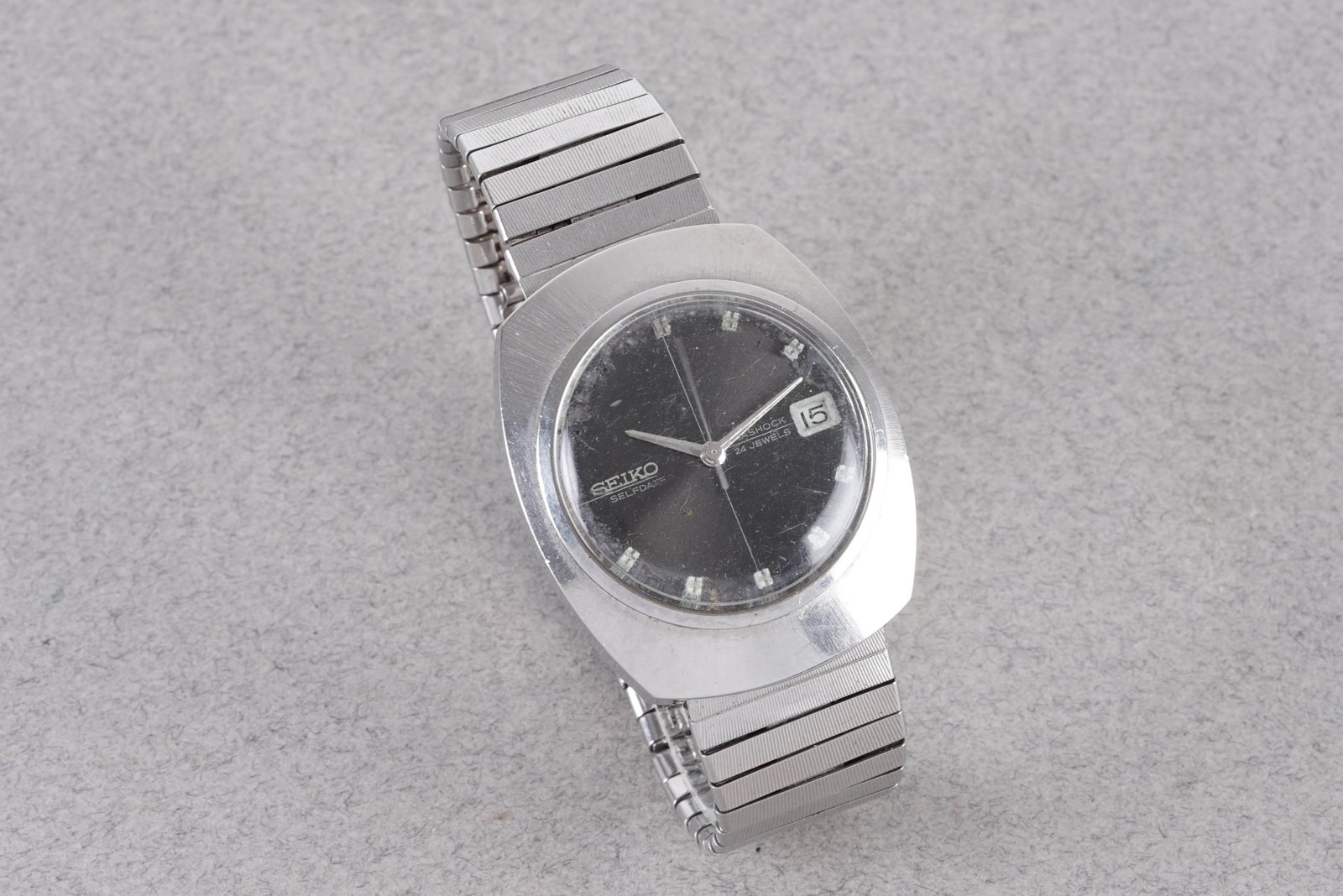 SEIKO DIAMOND SET SELFDATER DIASHOCK WRISTWATCH - 2