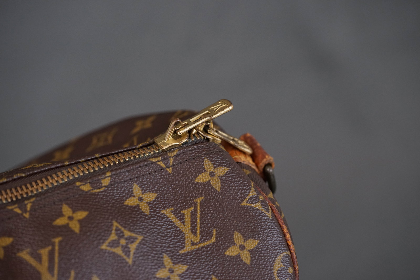 LOUIS VUITTON MONOGRAM 55 BOSTON BAG KEEPALL M41424 - 12
