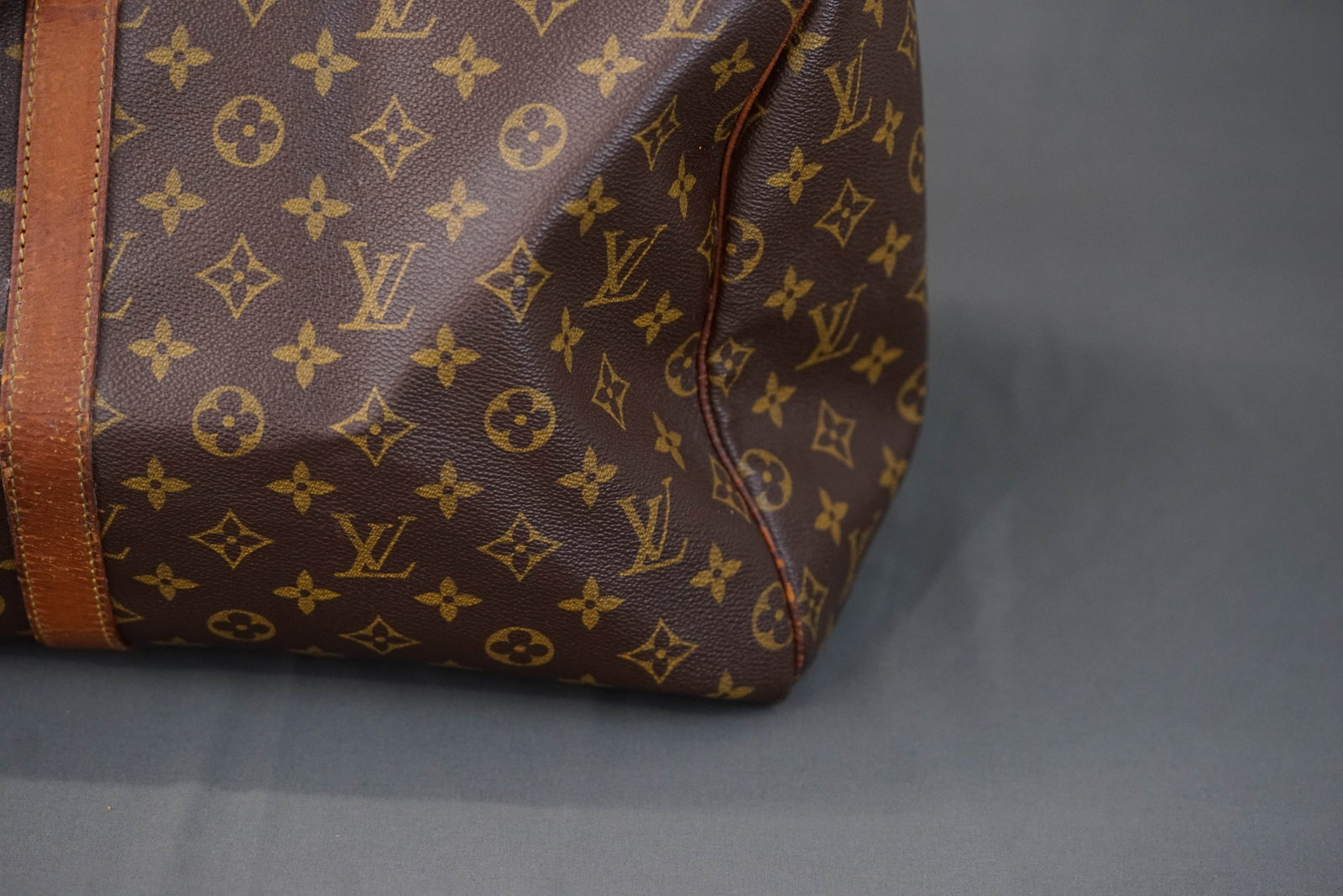 LOUIS VUITTON MONOGRAM 55 BOSTON BAG KEEPALL M41424 - 14